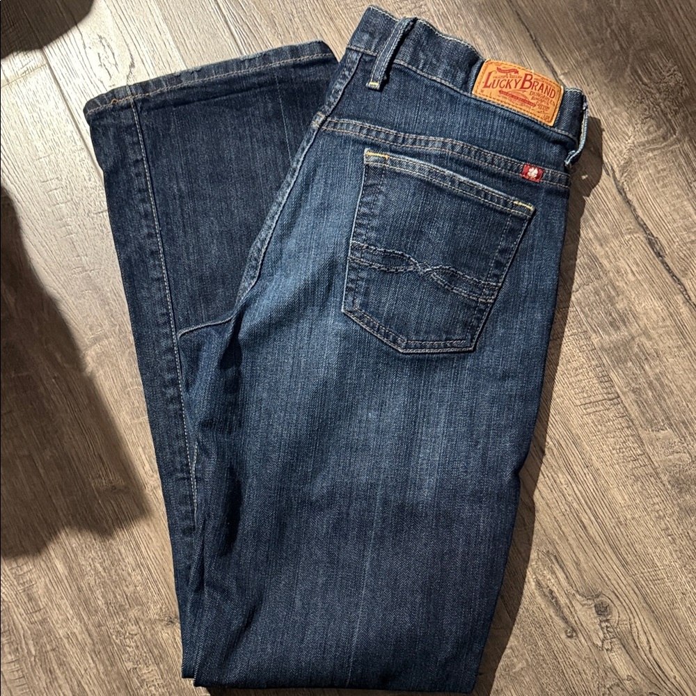 Lucky Brand Dark Wash Straight Leg Jeans